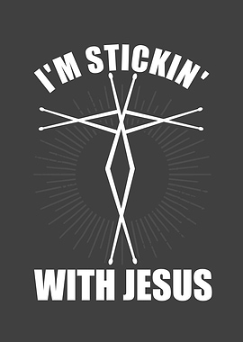 Jesus Drumming Drummer