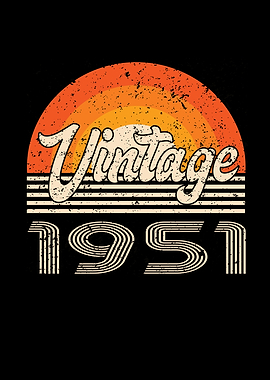 Vintage 1951 Birthday
