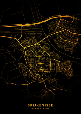 Spijkenisse City Map