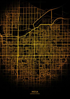 Mesa City Map