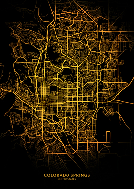 Colorado Springs City Map