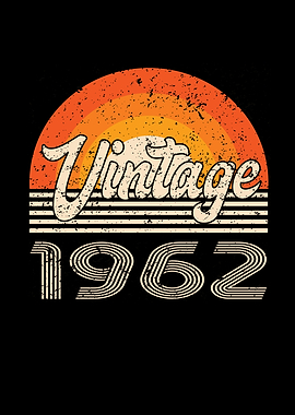 Vintage 1962 Birthday