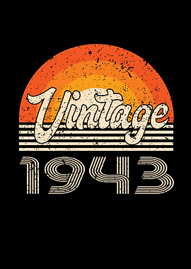 Vintage 1943 Birthday