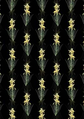 Yellow Asphodel Pattern