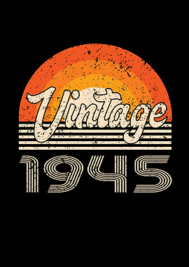 Vintage 1945 Birthday