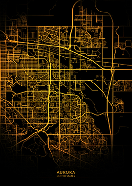 Aurora City Map