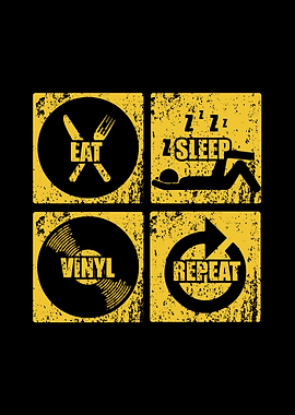 Vinyl Record DJ Turntable