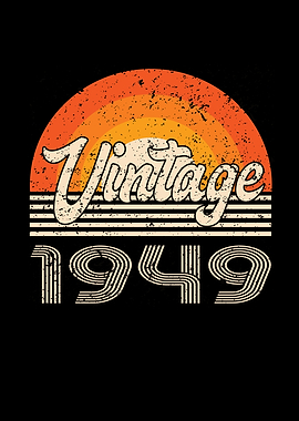 Vintage 1949 Birthday