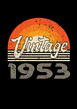 Vintage 1953 Birthday