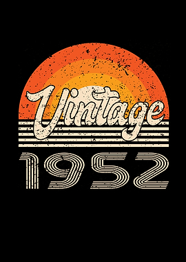 Vintage 1952 Birthday