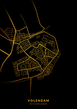 Volendam City Map
