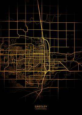 Greeley City Map
