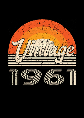 Vintage 1961 Birthday