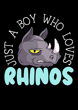 A Boy Who Loves Rhinos