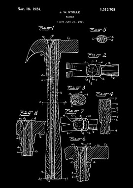 Vintage Hammer Patent