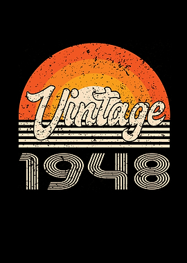 Vintage 1948 Birthday