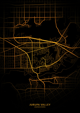 Jurupa Valley City Map Gol