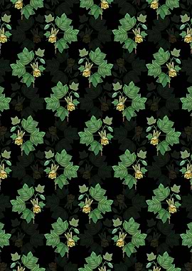 Floral Tulip Tree Pattern