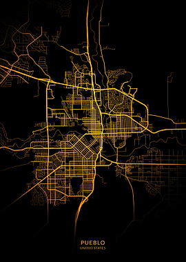 Pueblo City Map