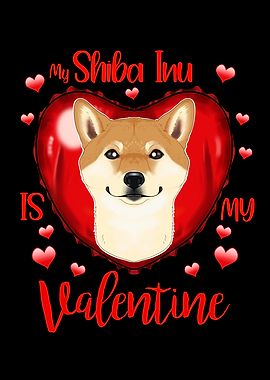 Shiba Inu Valentines Day