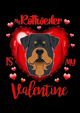 Rottweiler Valentines Day