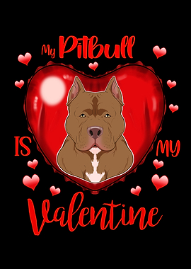 Pitbull Valentines Day