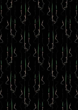 Floral Date Palm Pattern