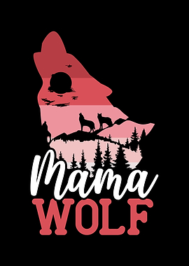 Mama Wolf Wildlife Animal