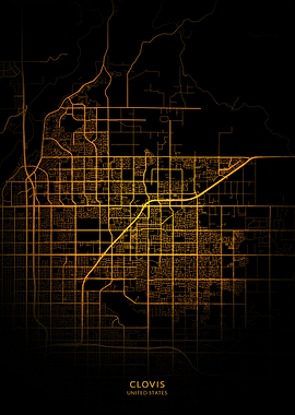 Clovis City Map