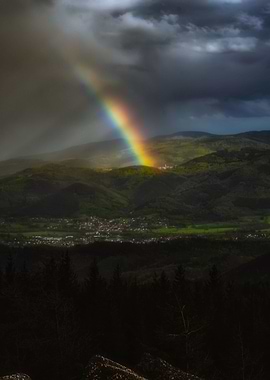 Mountain rainbow