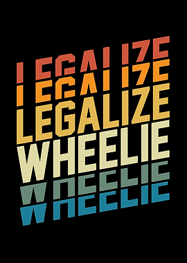 Legalize biker colourful