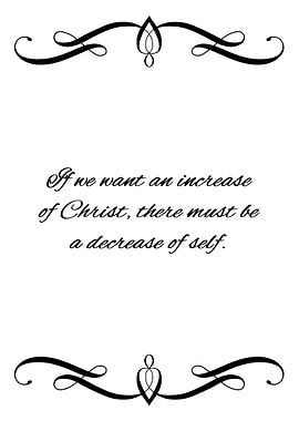 Christ Must Increase