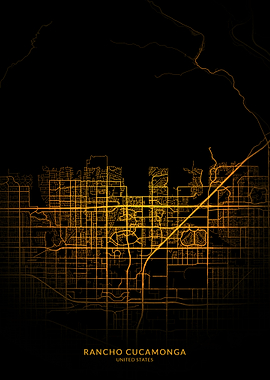 Rancho Cucamonga City Map