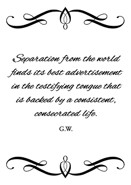 Consistent and Consecrated