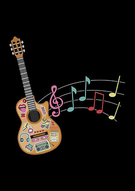 Hippie Acoustic Guitar