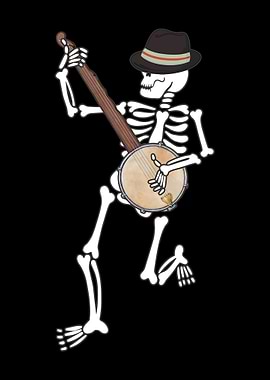 Skeleton Banjo Bluegrass