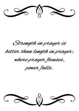 Strength in Prayer