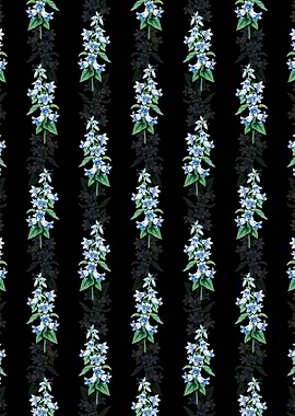 Floral Bellflowers Pattern