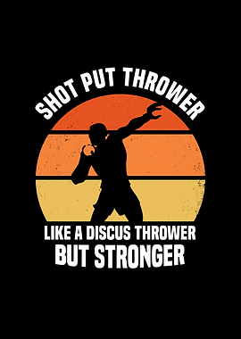 Shot Putter Sports Gifts