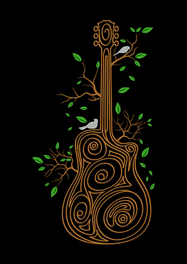 Guitar Birds Guitarist