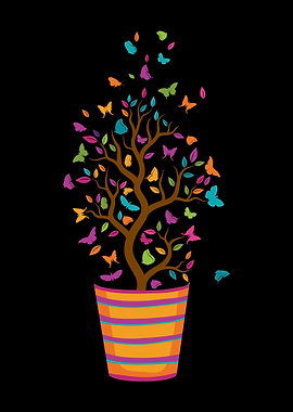 Beautiful Butterfly Plant