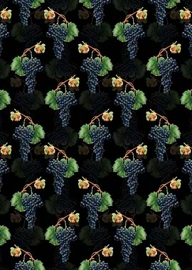 Black Grape Spanna Pattern