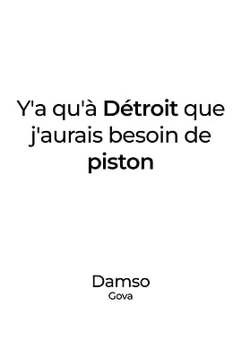 Damso Poster