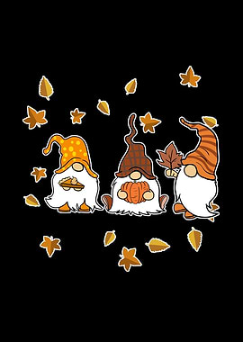 Gnomes I Thanksgiving Fall