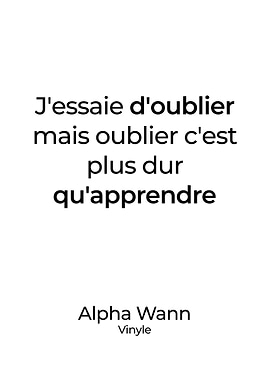 Alpha Wann Poster