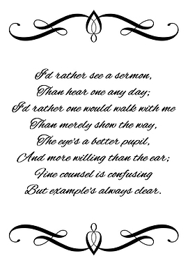 Example Is Always Clear