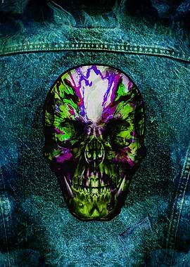 Sludge Sk8r Skull
