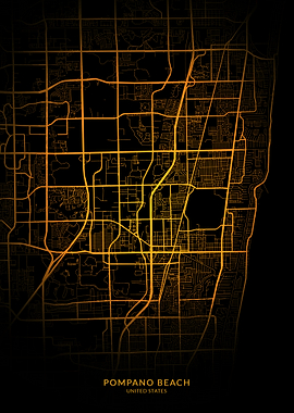 Pompano Beach City Map