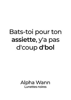 Alpha Wann Poster