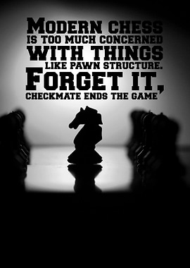 Modern chess is too much